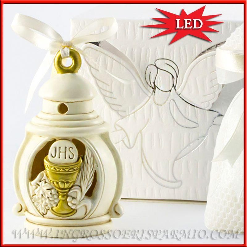 LANTERNE A LED CON CALICE COMUNIONE BAMBINO/BAMBINA ...