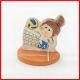 STATUINA VOLLEY PALLAVOLO BAMBINA PENSIERINI TEMA SPORT BOMBONIERE PRIMA COMUNIONE