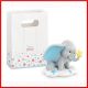 STATUINA ELEFANTINO DUMBO BATTESIMO BAMBINO IDEE DISNEY BOMBONIERE MASCHIO