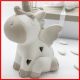 PRUFUMATORE UNICORNO CERAMICA LUCE LED BATTESIMO E COMUNIONE BOMBONIERE BIMBO BIMBA