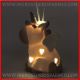 PRUFUMATORE UNICORNO CERAMICA LUCE LED BATTESIMO E COMUNIONE BOMBONIERE BIMBO BIMBA