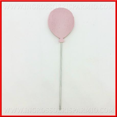 PALLONCINI DECORATIVI ROSA ACCESSORI CONFEZIONI BOMBONIERE BATTESIMO BAMBINA