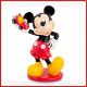 STATUETTA MICKEY MOUSE TOPOLINO RESINA ANCHE PER TORTE COMPLEANNO DISNEY 2020 BOMBONIERE BATTESIMO COMUNIONE COLORATO ROSSO