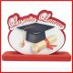 ADDOBBI PER FESTE LAUREA CAPPELLO E PERGAMENA IN POLISTIROLO CENTRO TAVOLA DECORI PREZZI BASSI