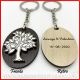 PORTACHIAVI BOMBONIERE TEMA ALBERO DELLA VITA + NOME MATRIMONIO SPOSI BATTESIMO COMUNIONE