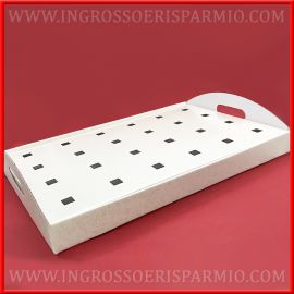 VASSOIO PORTA CONI PER RISO O CONFETTI 24 PEZZI LINEA SCOTTON CARTONCINO FAI DA TE INGROSSO