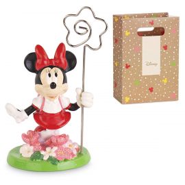 MEMOCLIP MINNIE PER FOTO O SEGNAPOSTO BATTESIMO DISNEY BOMBONIERE NASCITA ORIGINALI FEMMINUCCIA