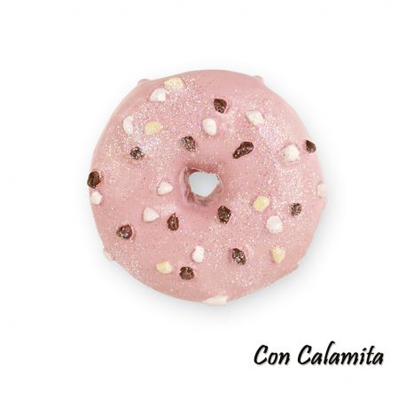 MAGNETI DONUTS ROSA GLITTER PER NASCITA O COMPLEANNO BIMBA PICCOLE BOMBONIERE ORIGINALI PREZZI BASSI