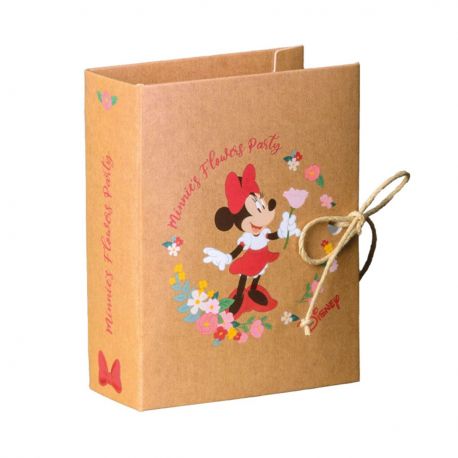 SCATOLE ORIGINALI PER CONFETTI DISNEY MINNIE STAMPA FLOREALE CONFETTATA NASCITA BATTESIMO COMPLEANNO BIMBA
