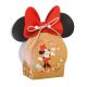 PORTACONFETTI MINNIE SAGOMA ORECCHIE IN CARTONE IDEE DISNEY CON FIOCCO ROSSO BOMBONIERE SEGNAPOSTO