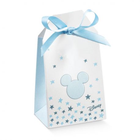 SCATOLA TAG TOPOLINO DISNEY CONFETTATA NASCITA BATTESIMO PENSIERINI ECONOMICI PORTACONFETTI BAMBINO