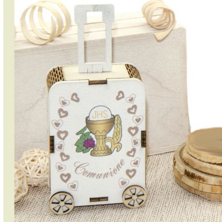 TROLLEY PORTACONFETTI COMUNIONE CON CALICE NOVITA' 2021