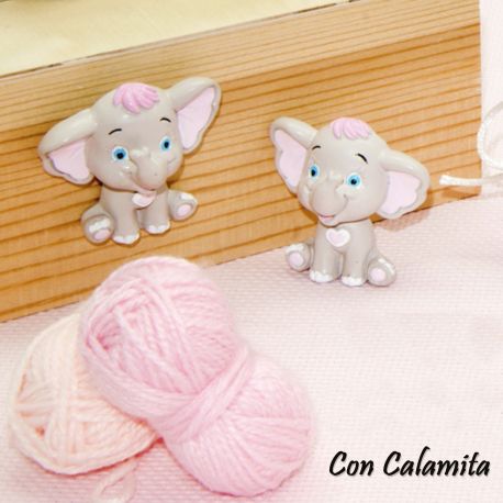 BOMBONIERE NASCITA BAMBINA DUMBO MAGNETI ELEFANTINI ORIGINALI ROSA IDEE PENSIERINI BATTESIMO
