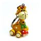 GIRAFFA PORTACHIAVI ANIMALI IDEA REGALO BOMBONIERE PRIMO COMPLEANNO BAMBINI