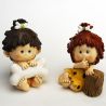 SALVADANAIO BIMBA TEMA FLINTSTONES BATTESIMO COMPLEANNO BOMBONIERE IDEE REGALO ORIGINALI