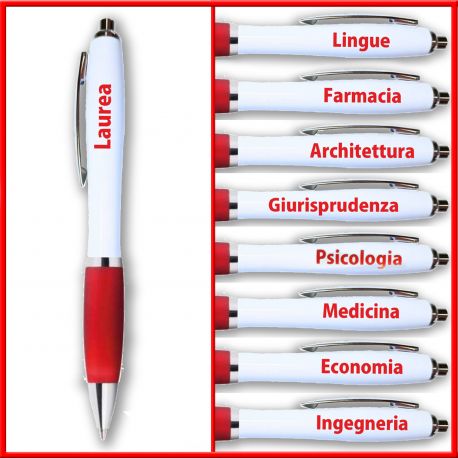 PENNE LAUREA BOMBONIERA FACOLTÀ ASSORTITE IDEE UTILI BOMBONIERE ORIGINALI