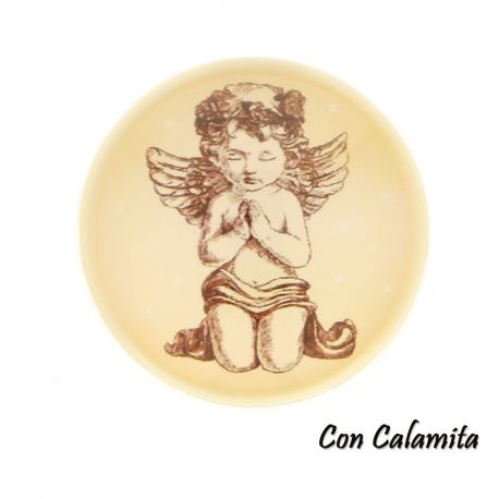 ANGELI BATTESIMO CON MAGNETI IN VETRO IDEE ECONOMICHE BOMBONIERE SEGNAPOSTO COMUNIONE