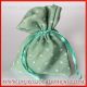 SACCHETTINI SEGNAPOSTO IN COTONE VERDE ACQUA A POIS TEMA MARE PORTACONFETTI MATRIMONIO NOZZE