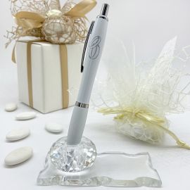PENNA A SFERA FEDI + BASE BOMBONIERE ECONOMICHE MATRIMONIO IDEE UTILI PROMESSA