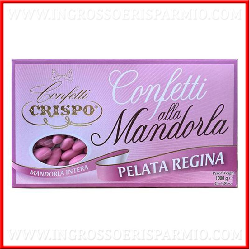 CONFETTI CRISPO MANDORLA PELATA REGINA "GRAN LUSSO" AVOLA 1KG PREZZO