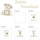 BIGLIETTINI PERSONALIZZATI MATRIMONIO COMUNIONE CRESIMA