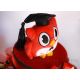 TORTA LAUREA BOMBONIERE CONFEZIONATA GUFO ROSSO CHIAVE PORTAFORTUNA 36 FETTE PORTACONFETTI