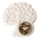 GESSI DECORATIVI ALBERO DELLA VITA CON CUORE IN LEGNO APPLICAZIONI CONFETTATA SEGNAPOSTO NOZZE