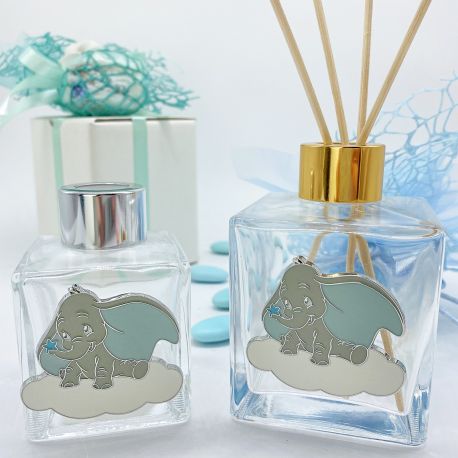 BOTTIGLIA IN VETRO PER PROFUMATORE DISNEY DUMBO BAMBINO BOMBONIERE BATTESIMO ORIGINALI