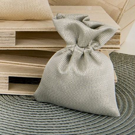 SACCHETTI PER CONFETTI ARGENTO ANNIVERSARIO E FESTE A TEMA CONFETTATA NOZZE PREZZI BASSI