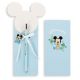 MATITE CELESTI CON CHARM MICKEY MOUSE REMOVIBILE BOMBONIERE ORIGINALI ONLINE AZZURRO IDEE NASCITA BATTESIMO