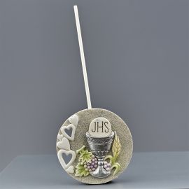 PROFUMATORE SIMBOLI COMUNIONE CON GLITTER CON BASTONCINI BOMBONIERE COMUNIONE ECONOMICHE