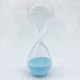 CLESSIDRA SABBIA CELESTE 8 CM IDEA BOMBONIERE NASCITA E BATTESIMO MASCHIETTO SEGNAPOSTO ORIGINALI
