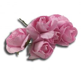 ROSE FINTE ROSA DECORAZIONI BOMBONIERE FIORI ARTIFICIALI ACCESSORI ORIGINALI