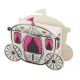 SCATOLA PORTACONFETTI A FORMA DI CARROZZA CONFETTATE TEMA CENERENTOLA BOMBONIERE ECONOMICHE