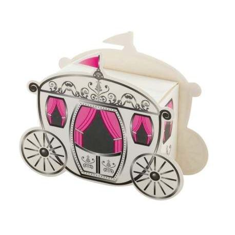 SCATOLA PORTACONFETTI A FORMA DI CARROZZA CONFETTATE TEMA CENERENTOLA BOMBONIERE ECONOMICHE
