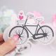 SCATOLINE PER CONFETTI A FORMA DI BICICLETTA CON CESTINO E CUORICINI IDEE ORIGINALI CONFETTATA