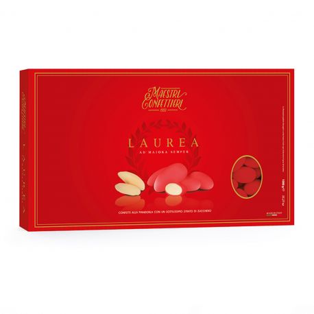 CONFETTI LAUREA GUSTO MANDORLA EXTRA PELATA MARCA MAXTRIS CONFETTATA BOMBONIERE