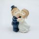STATUINE SPOSI IN RESINA ACCESSORI CONFETTATE ORIGINALI PENSIERINI SEGNAPOSTO MATRIMONIO
