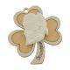 GESSETTI A FORMA DI CALICE CON TRIFOGLIO IN LEGNO ACCESSORI BOMBONIERE COMUNIONE