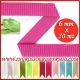 NASTRO GROS GRAIN 6 MM X 50 METRI BIANCO ROSSO ROSA CELESTE FUXIA VERDE TIFFANY TORTORA