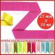 NASTRO GROSGRAIN 25 MM X 50 MT GRANDE CANNETE PREZZI ON LINE RIBBON FAVORS BIANCO ROSSO ROSA