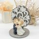 ALBERO DELLA VITA CON SPOSINI ABBRACCIATI BOMBONIERE MATRIMONIO ECONOMICHE SEGNAPOSTO NOZZE