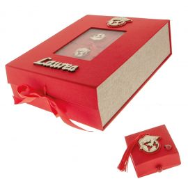 COFANETTI SCATOLINE PORTACONFETTI LAUREA SINGOLE O IN KIT DA 24 PEZZI