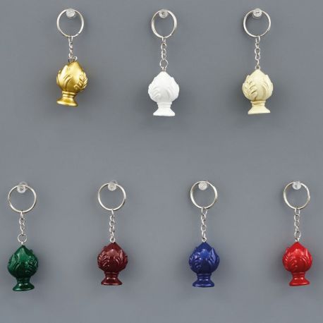 PORTACHIAVI PUMO PUGLIESE PORTAFORTUNA 7 COLORI A SCELTA BOMBONIERE ECONOMICHE PENSIERINI