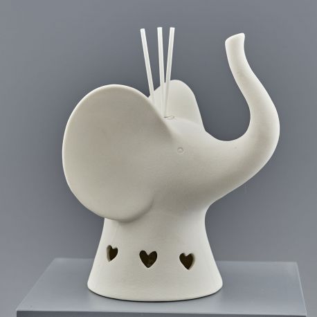 DIFFUSORI DI AROMI CON LUCE LED A FORMA DI ELEFANTE BOMBONIERE MODERNE IDEE COMUNIONE BATTESIMO