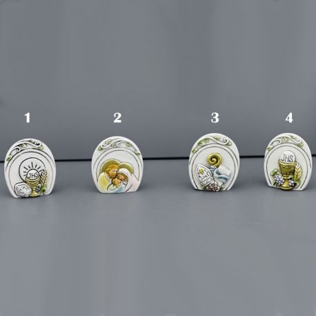 ICONE SACRA FAMIGLIA COMUNIONE O CRESIMA BOMBONIERE SACRE CONFETTATE ECONOMICHE SEGNAPOSTO