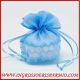 PORTACONFETTI SACCHETTINI NASCITA ORGANZA CELESTE 2017 MASCHIETTO CONFETTATA BATTESIMO BABY