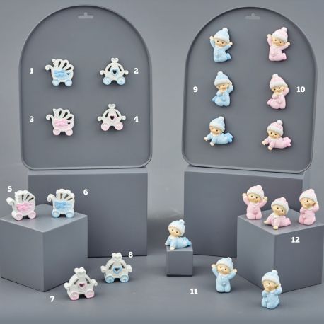 MAGNETI E OGGETTINI NASCITA ROSA E CELESTI VARIE TIPOLOGIE