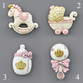 BOMBONIERE CALAMITE NASCITA FEMMINUCCIA 4 MODELLI A SCELTA