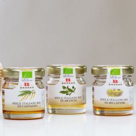 MIELE ITALIANO BARATTOLINO DA DEGUSTAZIONE DA 35 GRAMMI IDEE BOMBONIERE ORIGINALI